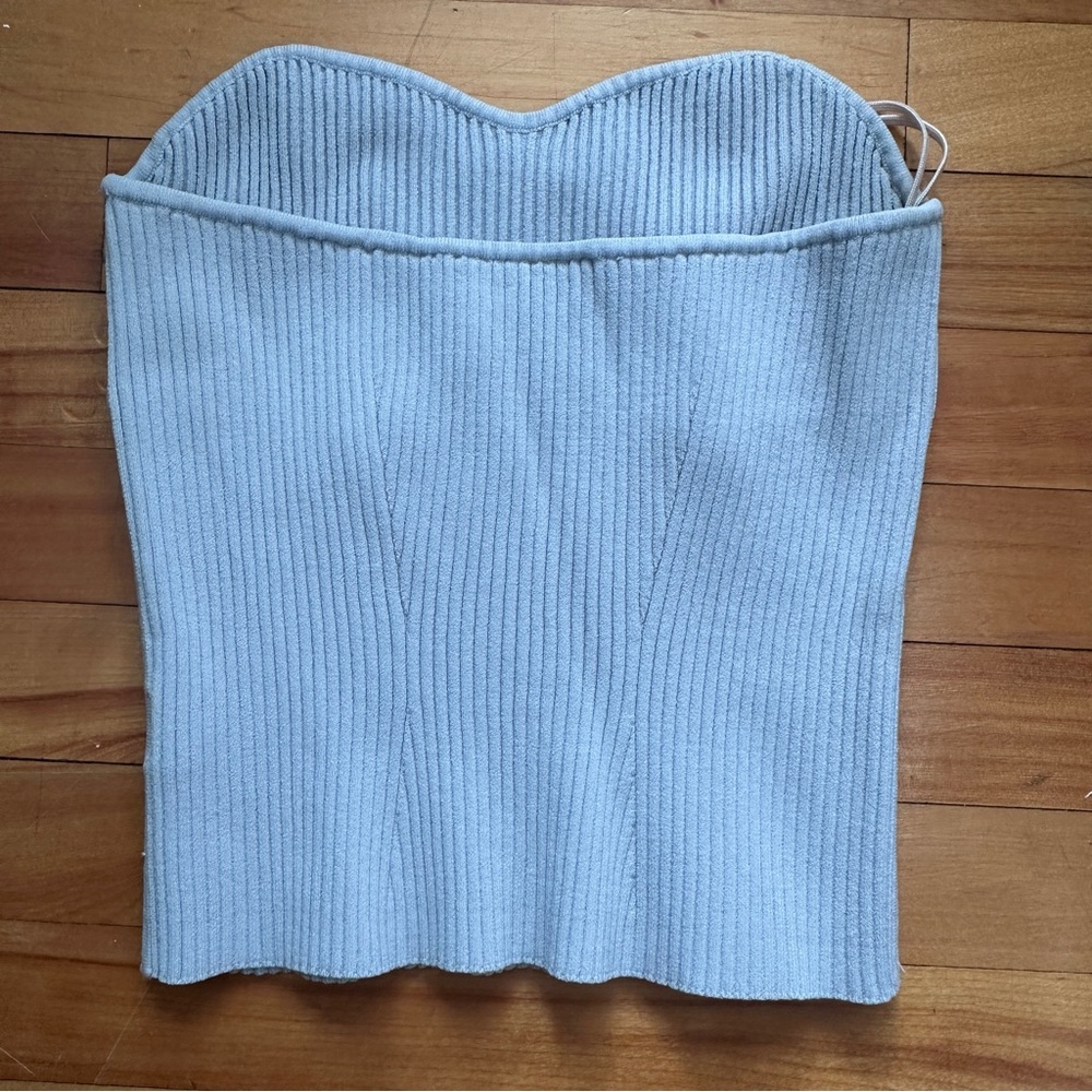 Wilfred Gray Ribbed Top - Picture 2 of 3
